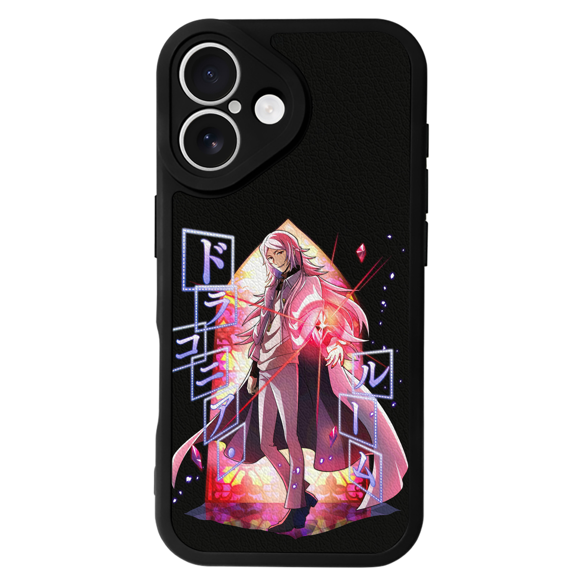 （画像用） 文豪ストレイドッグス Bungo Stray Dogs 【iPhone 16シリーズ対応】シリコンスマホケース（レザー調） 材質：シリコン